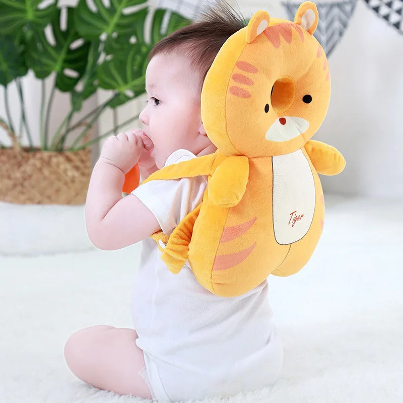 Cute Cartoon Baby Head Back Protector Kids Safe Protect Pillows Learn Walk Head Protector Cushion Anti Fall Backward Cap Carry