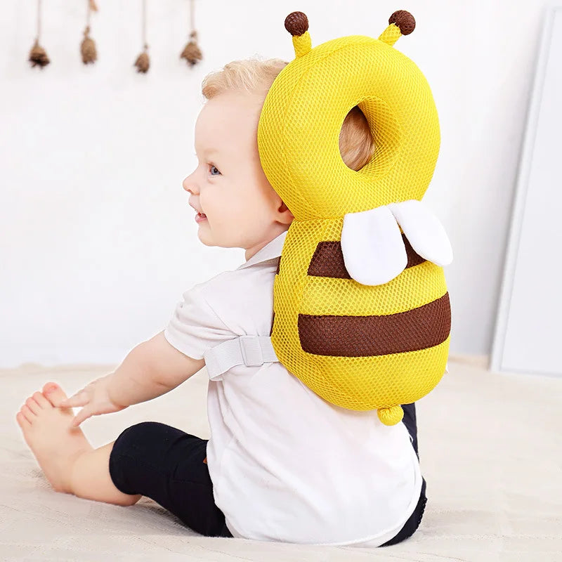 Cute Cartoon Baby Head Back Protector Kids Safe Protect Pillows Learn Walk Head Protector Cushion Anti Fall Backward Cap Carry