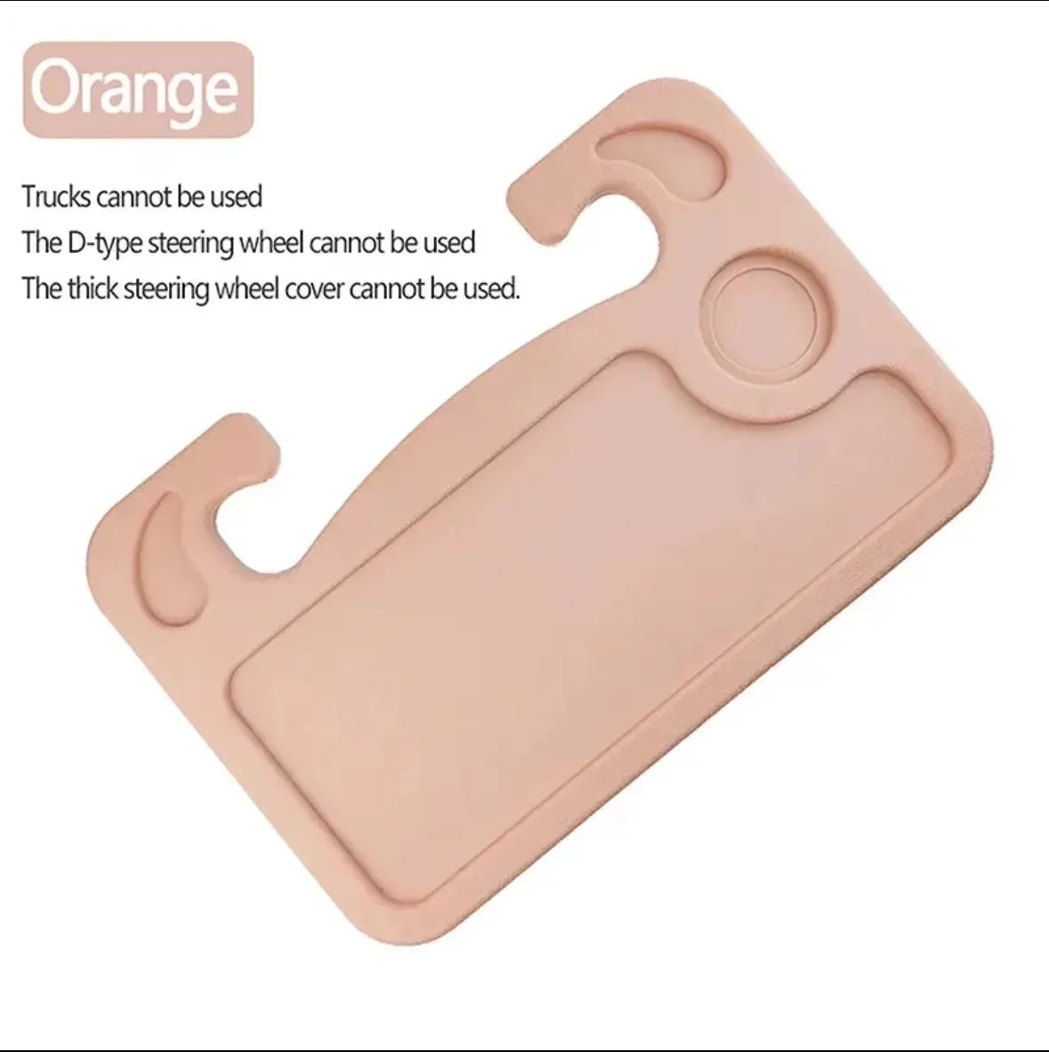 Portable Car Laptop Computer Desk Mount Stand Eat Work Car Steering Wheel Dining Table BracketDrink Food Coffee Tray Board