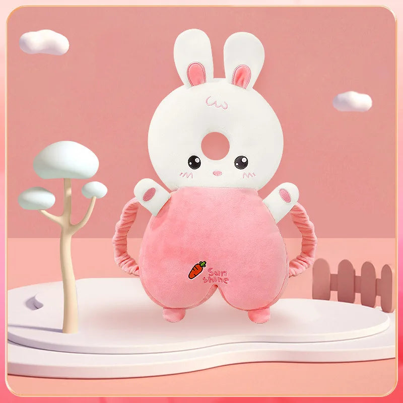 Cute Cartoon Baby Head Back Protector Kids Safe Protect Pillows Learn Walk Head Protector Cushion Anti Fall Backward Cap Carry