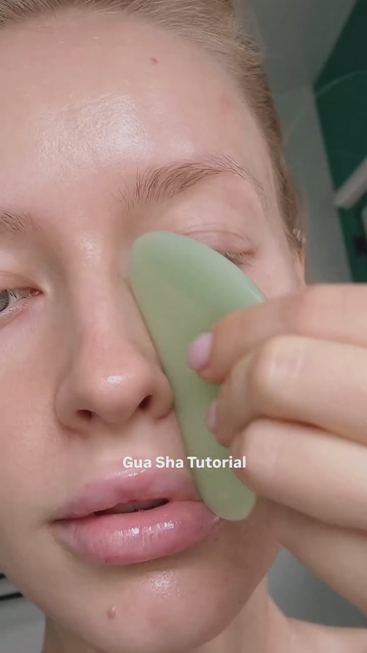 Guasha Natural Stone Massage Face Jade Roller Gua Sha Massage Tool Set for SPA Body visage rouleau de massage rouleau visage