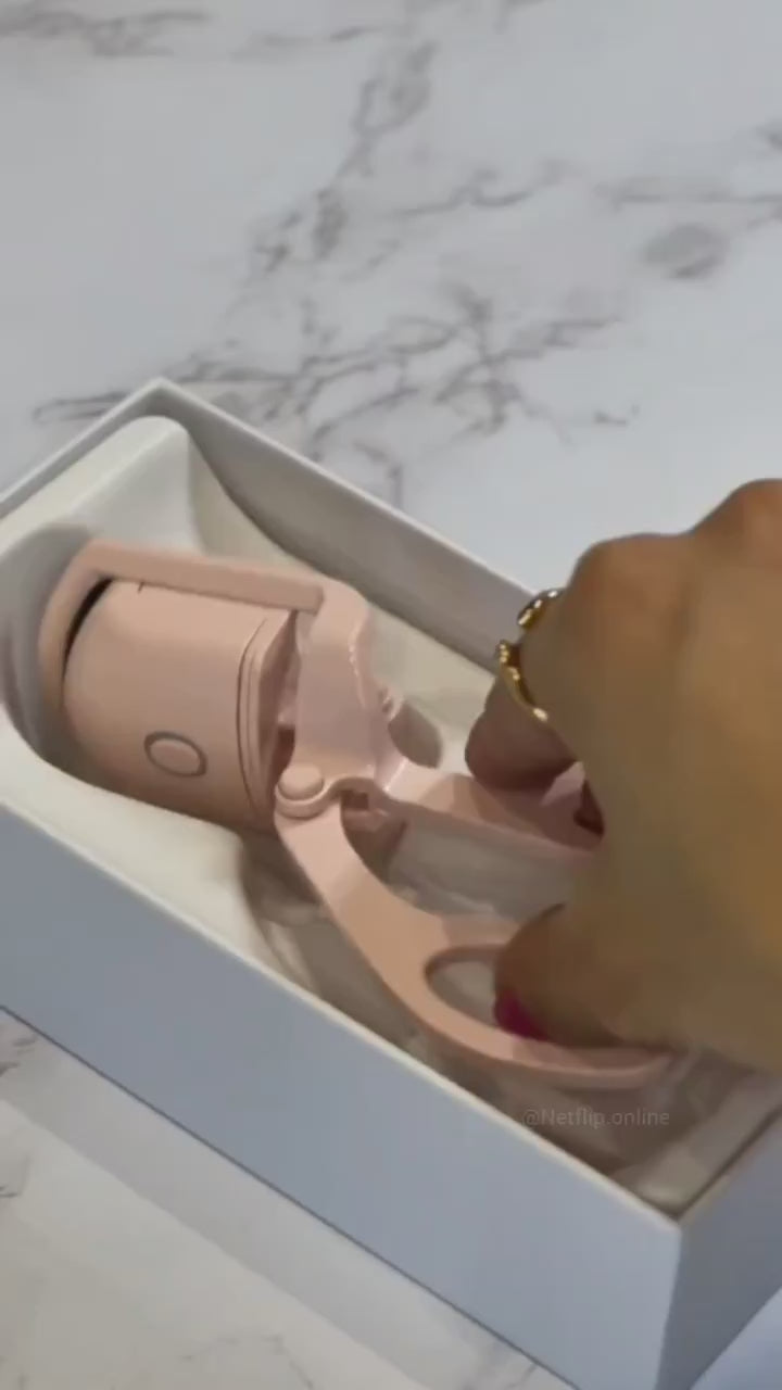 Electric Heated Eyelash Curler Eyelashes Curls Thermal Eyelash Curler USB Rechargeable Mini Long Lasting Makeup Tool Beauty Tool