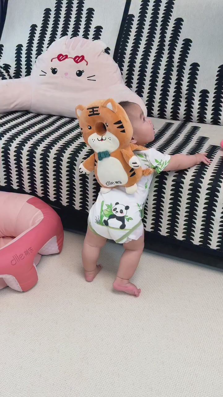 Cute Cartoon Baby Head Back Protector Kids Safe Protect Pillows Learn Walk Head Protector Cushion Anti Fall Backward Cap Carry