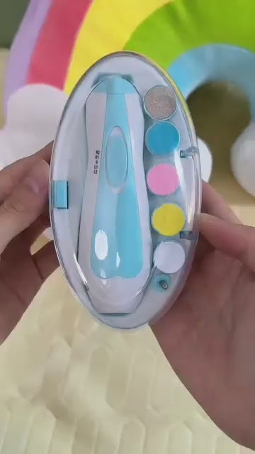 Baby Electric Nail Trimmer Kid Nail Polisher Tool Baby Care Multifunctional Fingernail Cutter Trimmer Infant Manicure Set