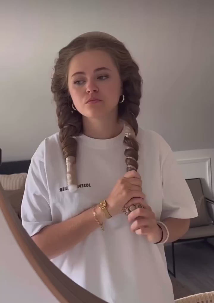 4pcs No Heat Hair Curler Women Lazy Curls Heatless Headband For Sleeping Overnight Waves Wake Up Perfect For All Hair