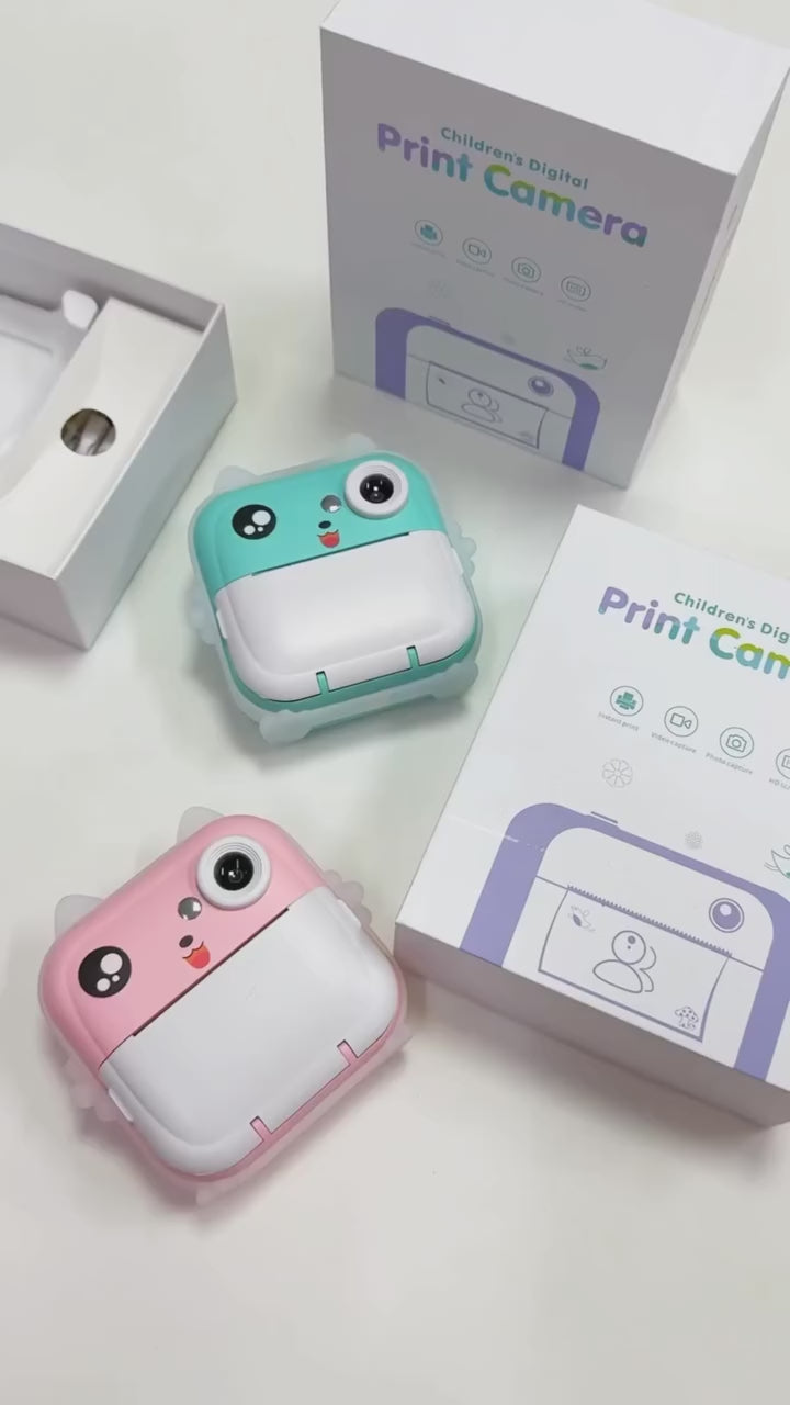 Children Digital Camera Instant Print for Kids Thermal Print Camera Instant Photo Printing Camera